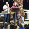 Larry Bauer and Seth Place sing, "Mary, Did You Know?"