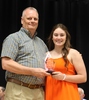 Presented in honor of Coach Bobby Peeks, the first Dragonette Impact Award was awarded to Crissa Ahrens.